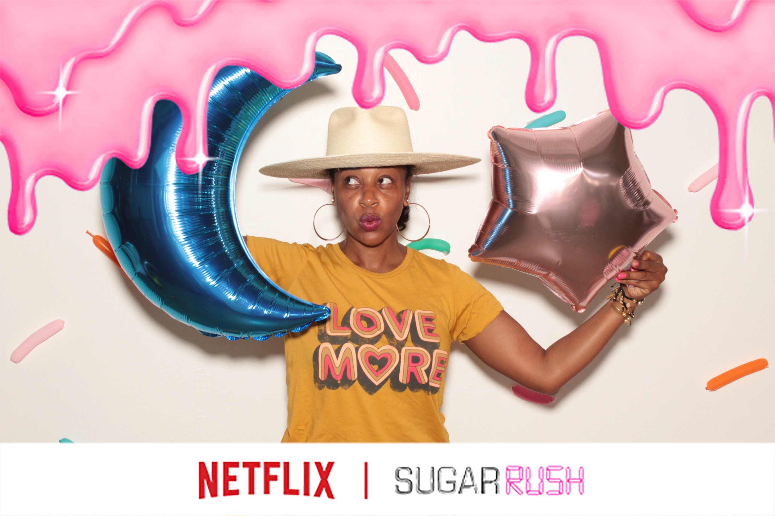 a photo booth photo from the netflix sugar rush photo gif booth by maple leaf photo booths