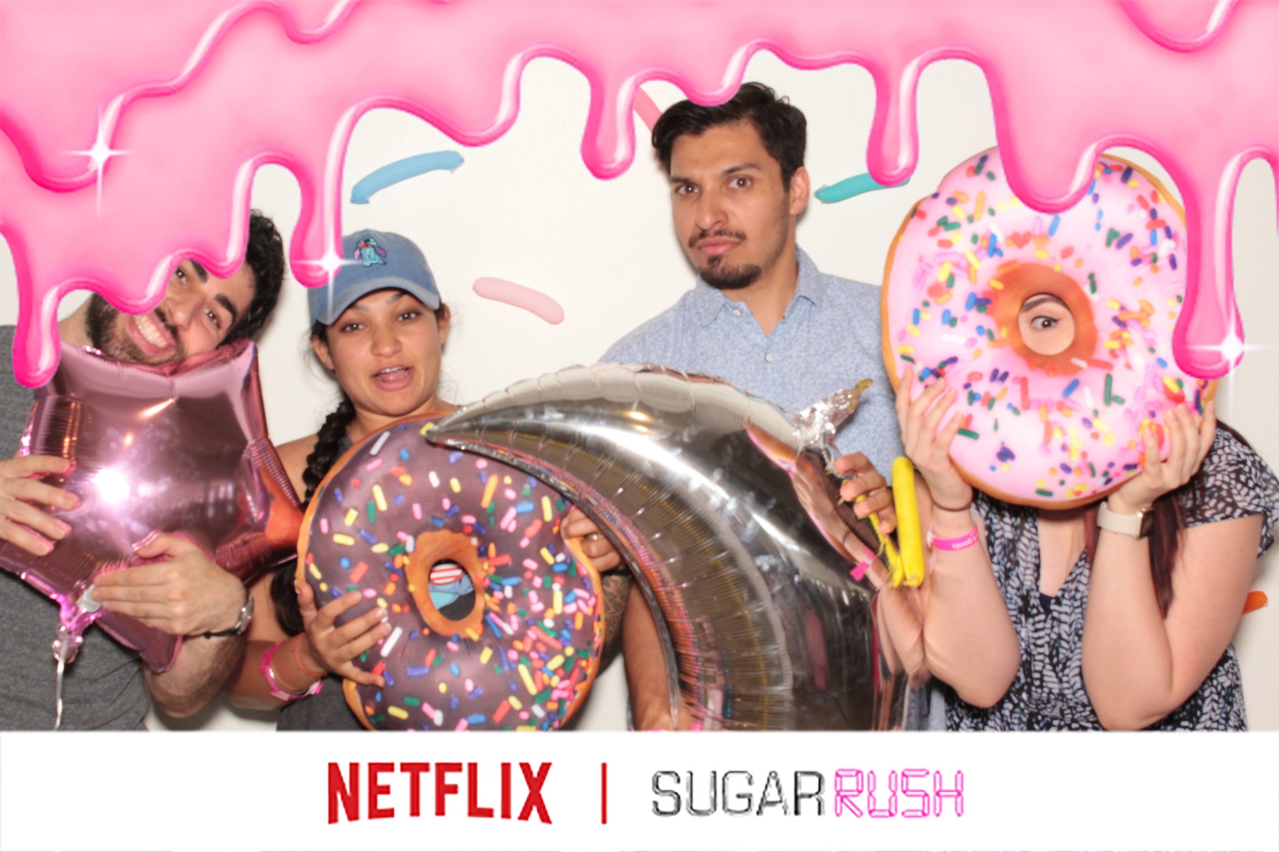 a photo booth photo from the netflix sugar rush photo gif booth by maple leaf photo booths
